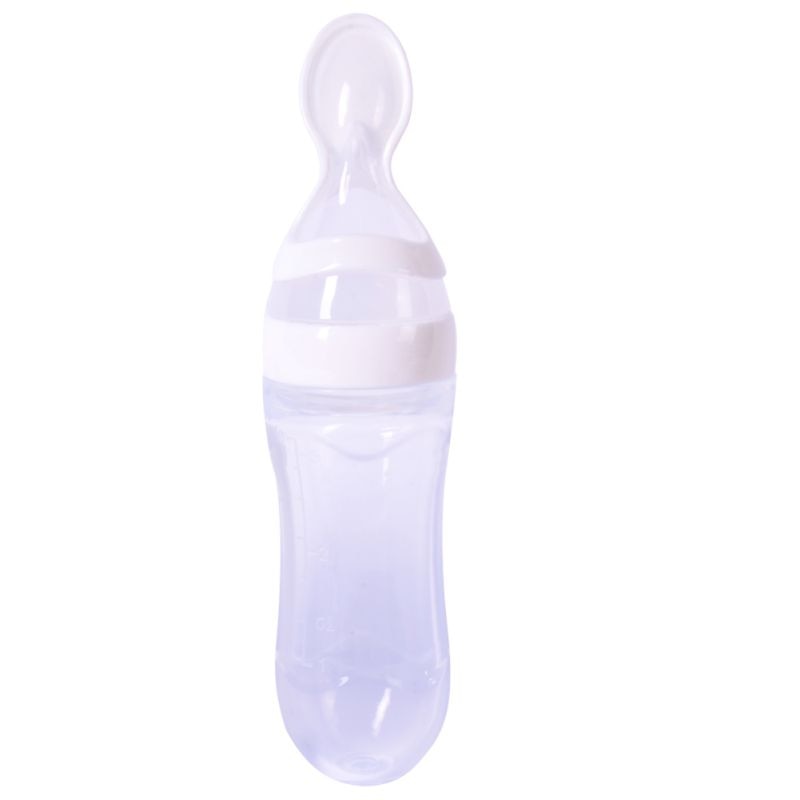 Biberon avec cuillère pour nouveau-né | EasyBottle™ - Le jardin des bébés